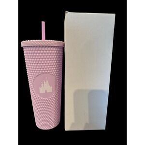 Disney Brand New Tumbler Castle Matte Textured 24oz